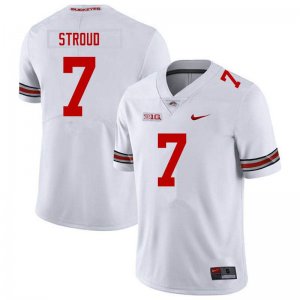 Men's Ohio State Buckeyes #7 C.J. Stroud White Nike NCAA College Football Jersey Sport UAG8544VT